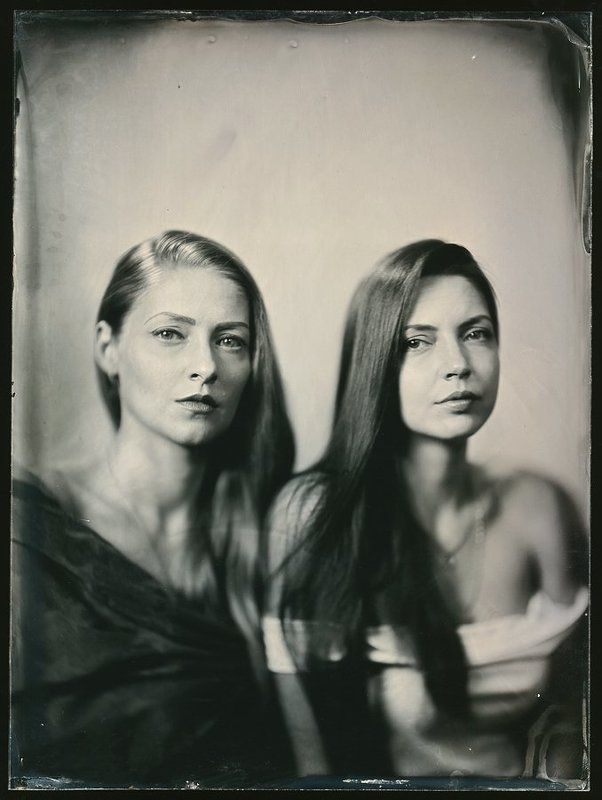 Ambrotype Сестры Анна и Мария.photo preview