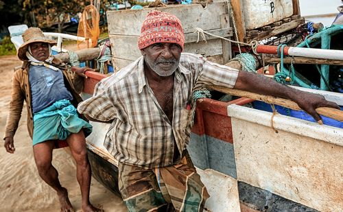 Рыбаки Шри-Ланки