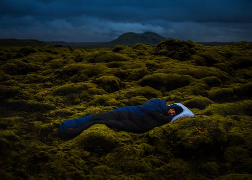 Sleeping in Iceland