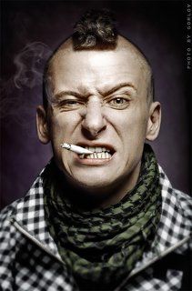 * Smoking man *