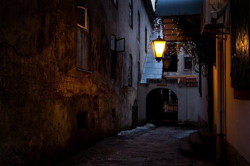 An alley in Lviv