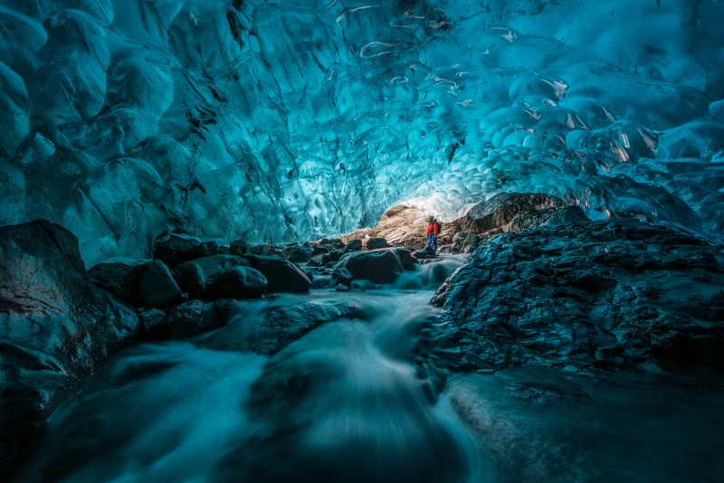 исландия, пещера, ледник, iceland, cave, glacier Исследовательphoto preview