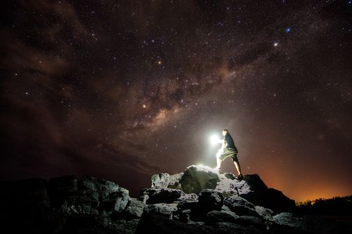 Milky way in Mauritius