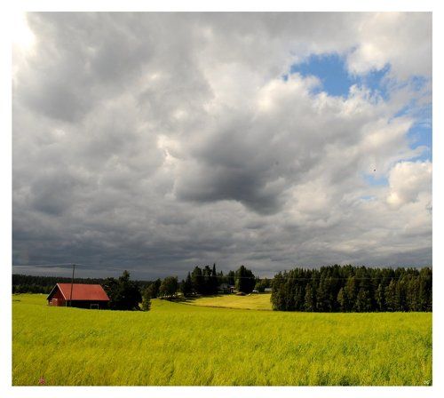 Финско-сельский пейзаж...