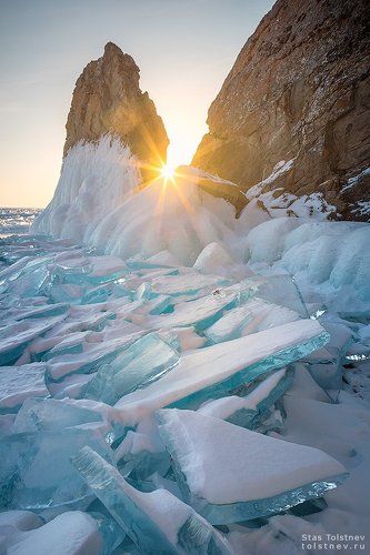 Рассвет на Байкале
