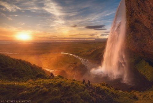 Сельяландсфосс, водопад Исландии
