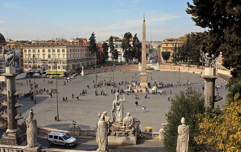 рим, италия, плошадь Piazza del Popolophoto preview