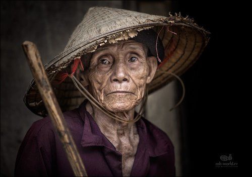 Портрет вьетнамского крестьянина