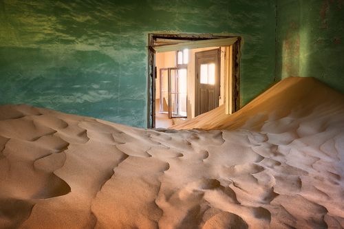 Ghost Town of Kolmanskop in Namibia