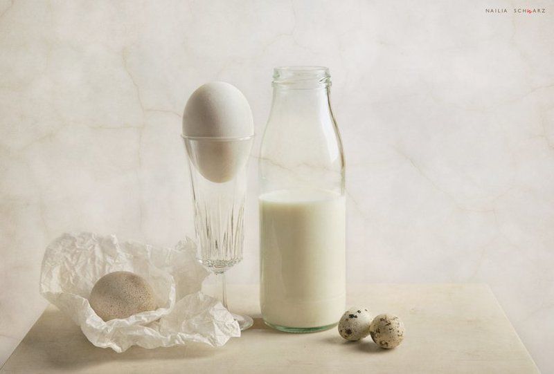 молоко, натюрморт, яйца, высокий, ключ, белый, бежевый Натюр с молокомphoto preview