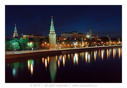 Прогулки по ночной Москве.