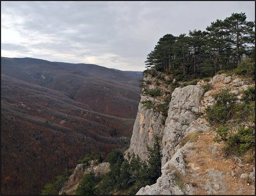 Ноябрь в Большом каньоне Крыма