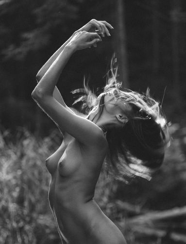 Dancer in the forest