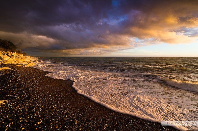 море, пейзаж, природа Черное море в октябреphoto preview
