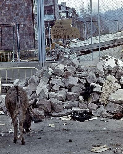 Армения 1988 год на следующий день после землетрясения