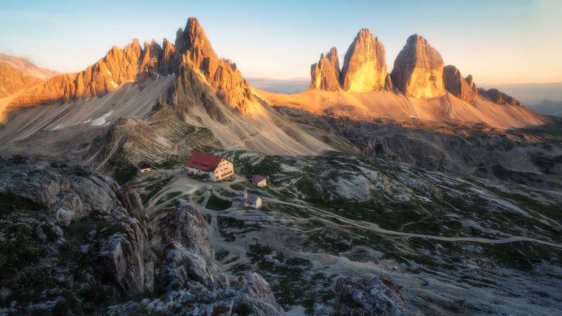 #italia #италия #горы #доломиты Tre Cime di Lavaredophoto preview