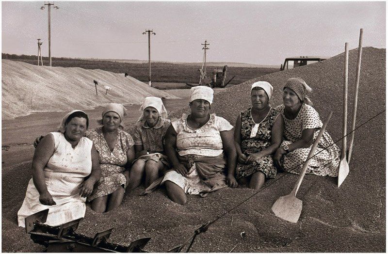 село, хлеб, крестьяне Хлеборобушкиphoto preview