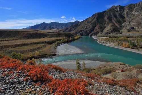 Слияние великих рек Алтая
