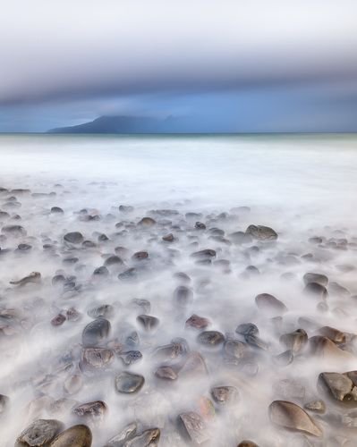 Rocky Beach in the Morning, Isle of Eigg, Scotland, United Kingdom