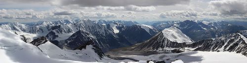 Китайский Алтай с вершины Табын-Богдо-Ола
