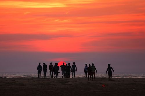 Закат на Бенгальском заливе