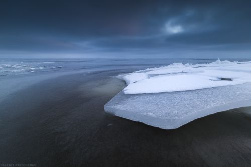 Льды Куршского залива.
