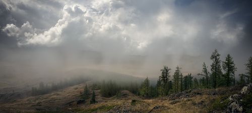 Непогода на плато Ештыколь / Foul weather on Eshtikyol plateau
