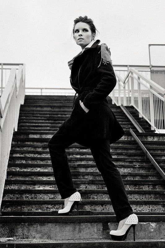 dmitry alekseyev, fashion, bw, stairs, black Upphoto preview