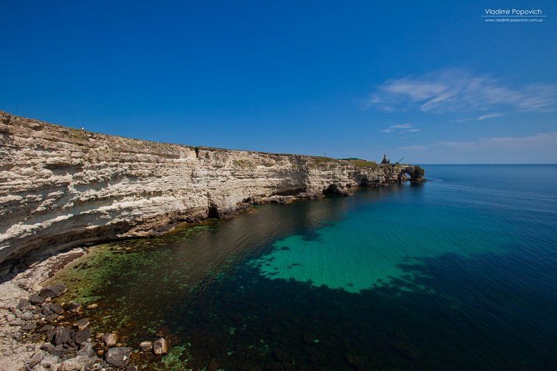 Тарханкут в Крыму скала чаша любви