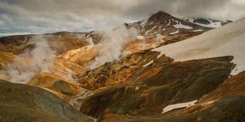 Icelandic mountains. Kerlingarfjöll