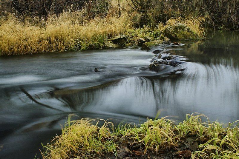 пейзаж, природа, вода, войново, лес, унжа, река, меленки Свинцовая водаphoto preview
