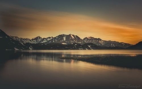 Закат на Дальнем озере