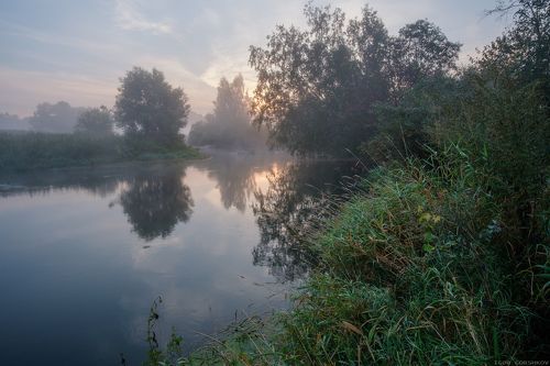 Сентябрьское утро на реке