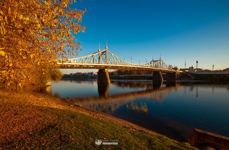 Староволжский мост в твери фото