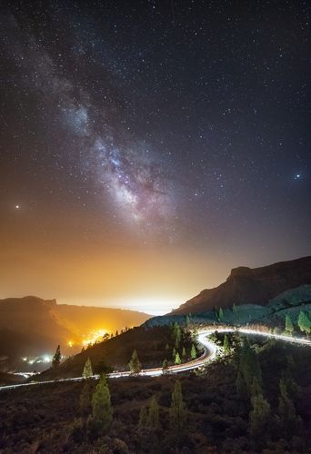 Звёзды над перевалом в деревушку Фатаго