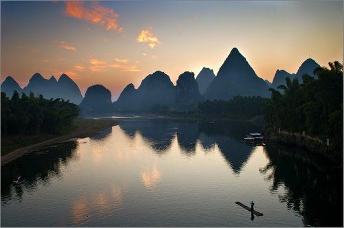 Восход на реке Ли