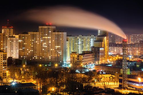 Вечер в Екатеринбурге