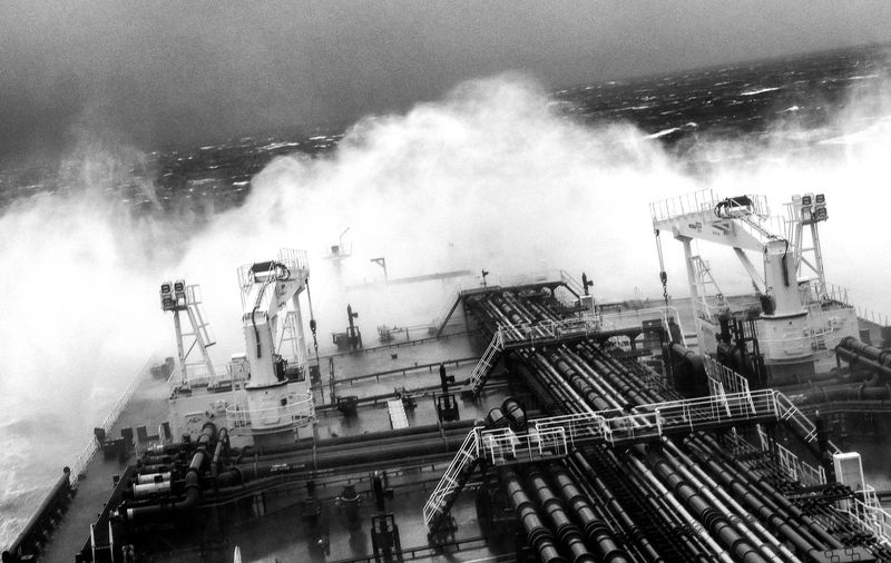 fuji x10, x10, fujifilm, storm, sea, шторм, море, танкер, работа In Stormphoto preview