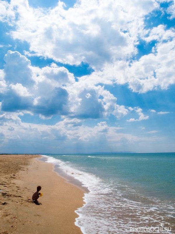 лето, море, облака, черное море, таманский полуостров, пляж летняя 3photo preview