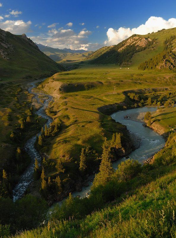 киргизия, горы, реки, ат-баши Ат-Башиphoto preview