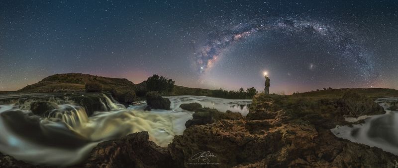 milky way Cifuentes waterfallsphoto preview