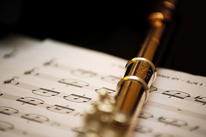 флейта, ноты, музыка photo preview