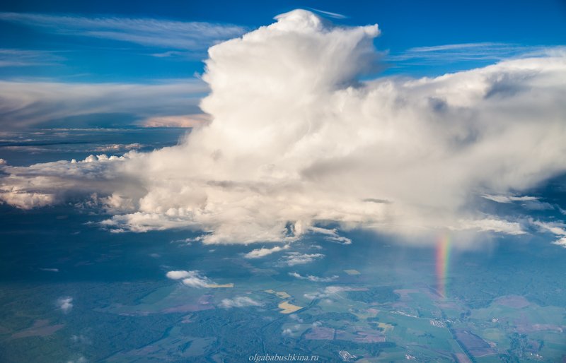 облака, радуга, дождь Парящие замкиphoto preview