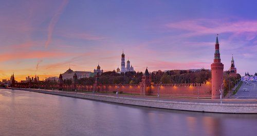 закат над Кремлем