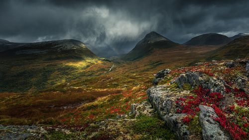 Dramatic landscape by Norway