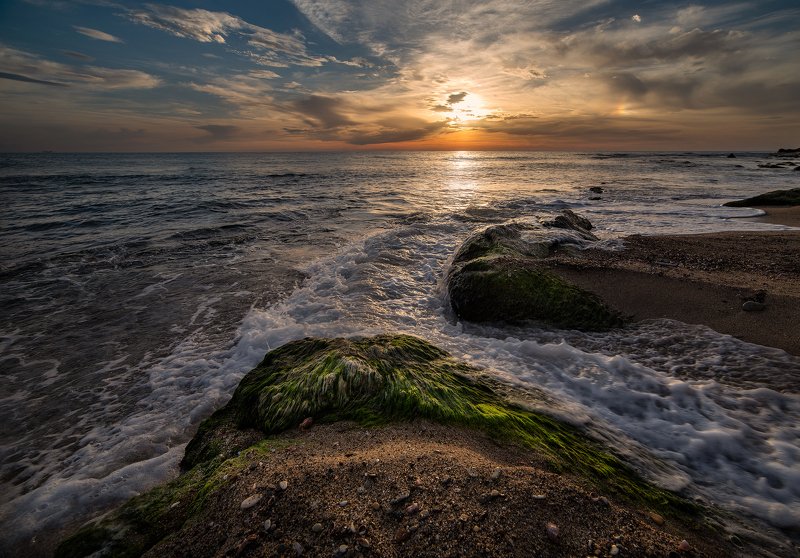 рассвет, море, болгария Рассвет на Черном море Болгарияphoto preview