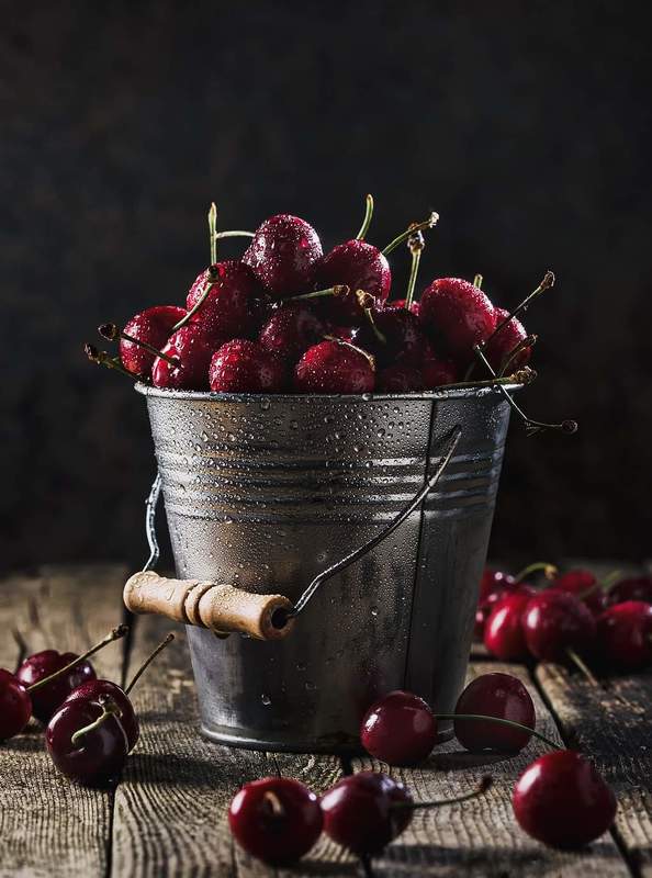 еда ягоды фуд фото съёмка продуктов Поспела вишня...photo preview