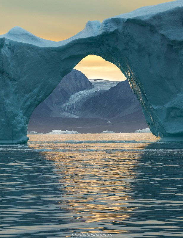 Гренландия, айсберг, ледник, Greenland, iceberg Окно в другое измерениеphoto preview