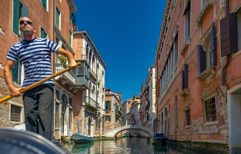 венеция, гондола, италия, гондольеры Каналы Венецииphoto preview
