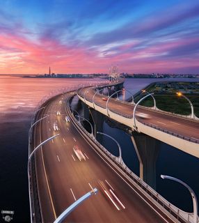 Центральный участок ЗСД, мост через Корабельный фарватер